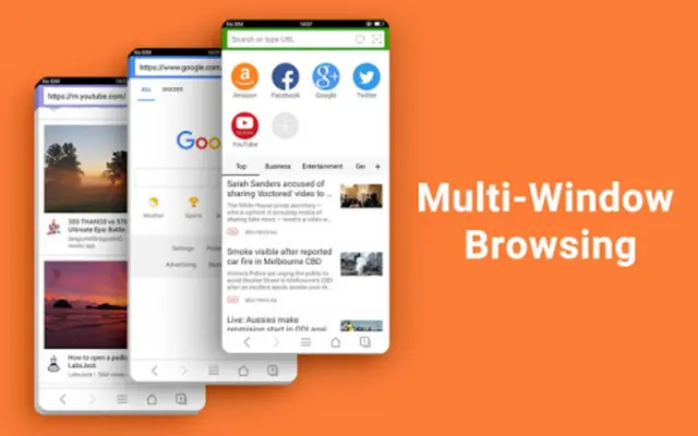 Web Browser - Fast & Private android App screenshot 1